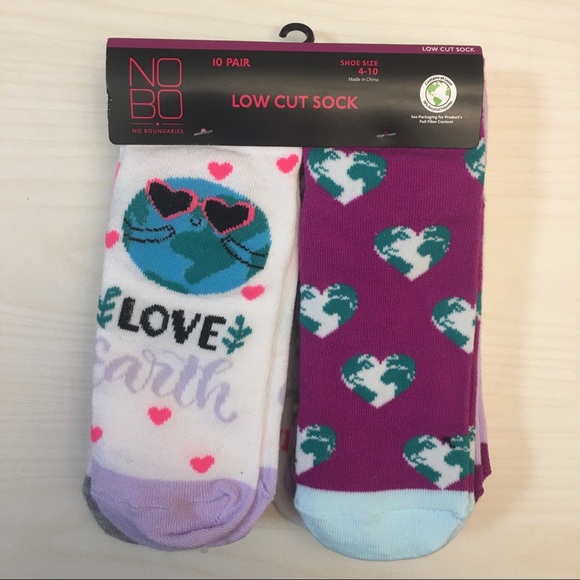 SALE!! NWT Love the Earth Socks, 10 pairs 🌍 - Picture 1 of 7